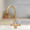 Caple Shaftsbury Triple Lever Puriti Kitchen Tap - Gold