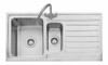 Caple Vanga 1.5 Bowl with Right Hand Drainer Stainless Steel Kitchen Sink