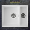 Austen & Co. Torino 1.5 Bowl Inset & Undermount Ceramic Kitchen Sink