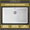 Austen & Co. Aurelia Large Belfast Ceramic Kitchen Sink
