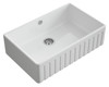 Austen & Co. Aurelia Large Fluted Belfast Ceramic Kitchen Sink