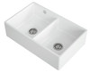 Austen & Co. Traditional Palazzo Double Bowl Belfast Ceramic Kitchen Sink