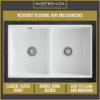 Austen & Co. Traditional Palazzo Fluted Double Bowl Belfast Ceramic Kitchen Sink