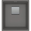 Franke Kubus KNG Pro 110-37 Fragranite Undermount Single Bowl Kitchen Sink - Stone Grey