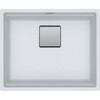 Franke Kubus KNG PRO 110 52 Fragranite Undermount Single Bowl Kitchen Sink - Polar White