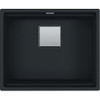 Franke Kubus KNG PRO 110 52 Fragranite Undermount Single Bowl Kitchen Sink - Matt Black