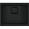 Franke Kubus KNG PRO 110 52 Fragranite Undermount Single Bowl Kitchen Sink - Matt Black