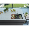 Franke Kubus KNG PRO 120 Fragranite Undermount 1.5 Bowl Kitchen Sink - Stone Grey