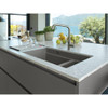 Franke Kubus KNG PRO 120 Fragranite Undermount 1.5 Bowl Kitchen Sink - Stone Grey