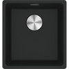 Franke Maris MRG 610-37 Fragranite Inset Single Bowl Kitchen Sink - Matt Black