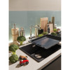 Franke Maris MRG 610-52 Fragranite Inset Single Bowl Kitchen Sink - Matt Black