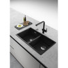 Franke Maris MRG 620-35-35 Fragranite Inset 2 Bowl Kitchen Sink - Matt Black