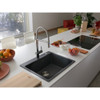 Franke Maris MRG 610-54 FTL Fragranite Inset Single Bowl Kitchen Sink - Slate Grey
