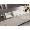 Franke Maris MXK 611-100 Ceramic Inset Single Bowl Kitchen Sink - White