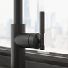 Franke Maris Stripes J Pull Down Mixer Tap - Matt Black
