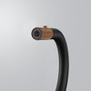 Franke Maris Stripes J Pull Down Mixer Tap - Matt Black / Copper