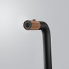 Franke Maris Stripes U Pull Down Mixer Tap - Matt Black / Copper