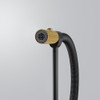 Franke Maris Stripes Semi Pro Mixer Tap - Matt Black / Gold