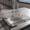 Franke Pescara J Pull Down Spray Tap - Stainless Steel