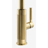 Franke Tessuto L-Spout Side Lever Kitchen Tap - Brushed Gold