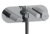 Riobel Parabola Wall Mounted Bath Shower Mixer Tap - Chrome
