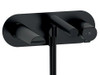 Riobel Parabola Wall Mounted Bath Shower Mixer Tap - Black
