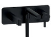 Riobel Paradox Wall Mounted Bath Shower Mixer Tap - Black