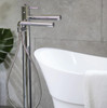 Riobel GS Freestanding Bath Shower Mixer Tap - Chrome