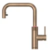 Quooker Flex Square Pull Out Boiling Patinated Brass Tap with Tank