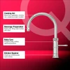 Quooker Classic Fusion Round Boiling Water Stainless Steel Tap with Tank