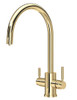 Perrin and Rowe Phoenix 3 in 1 Instant Hot Water Tap with C Spout, Digital Tank and Filter