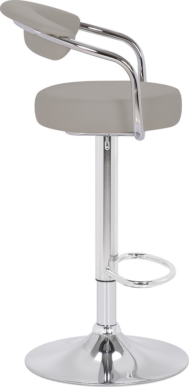 Zenith Grey Bar Stool | Breakfast Bar Stool | Black Bar Stool