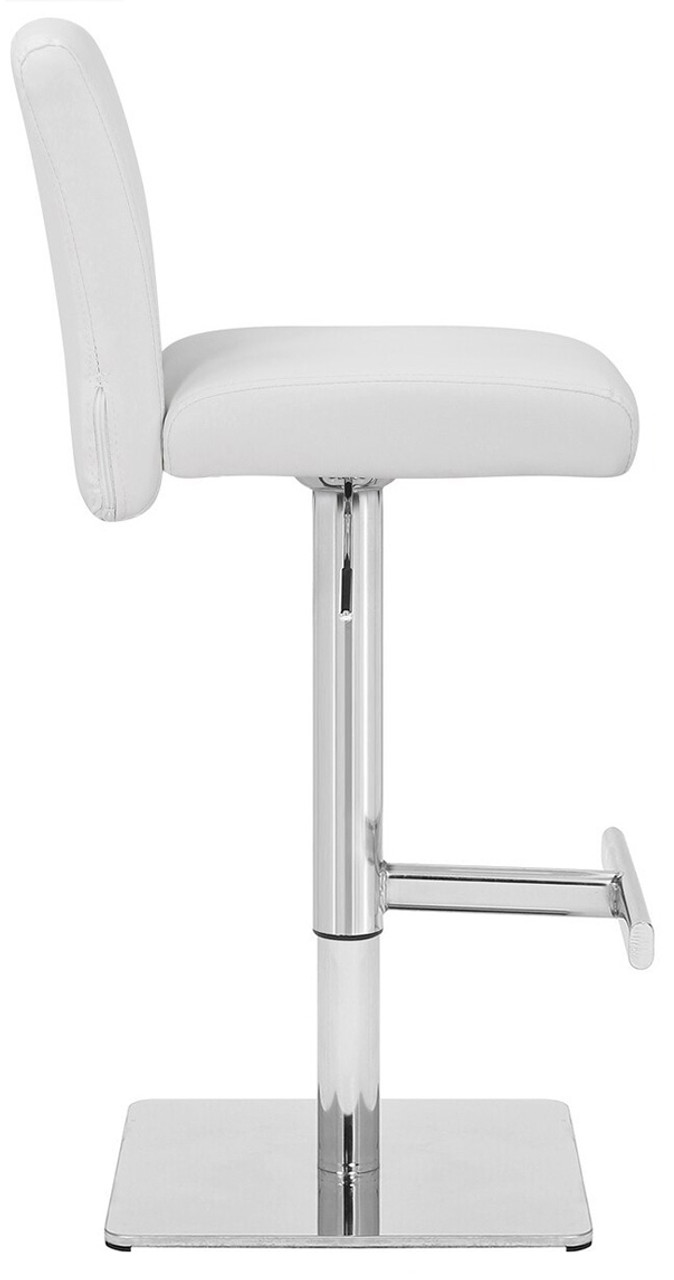 Deluxe Snella Kitchen Bar Stool White Breakfast Bar Stools Simply