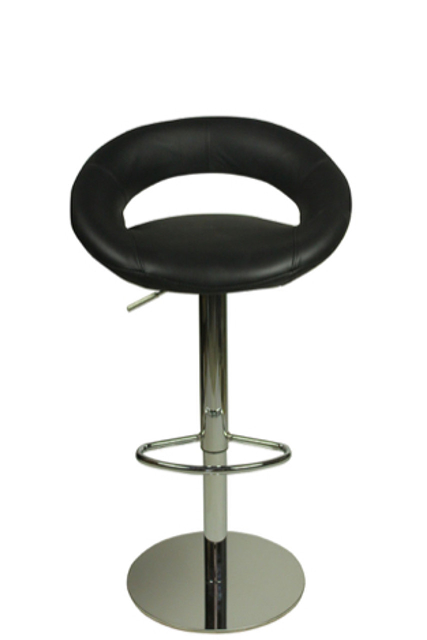 Deluxe Sorrento Leather Kitchen Bar Stool Black Kitchen Bar Stools