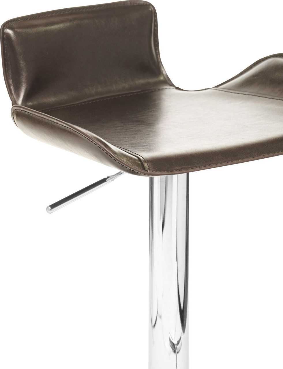 Favoloso Real Leather Bar Stool Black