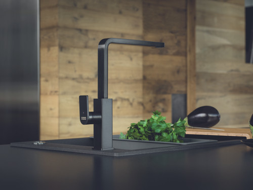 Franke Mythos Swivel Kitchen Mixer Tap | Stainless Steel & Industrial ...