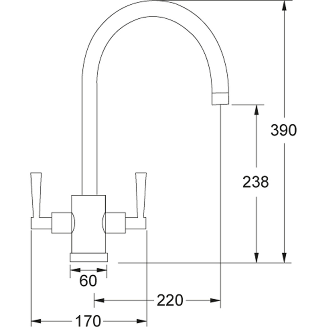 Franke Olympus Kitchen Tap Taps.co.uk