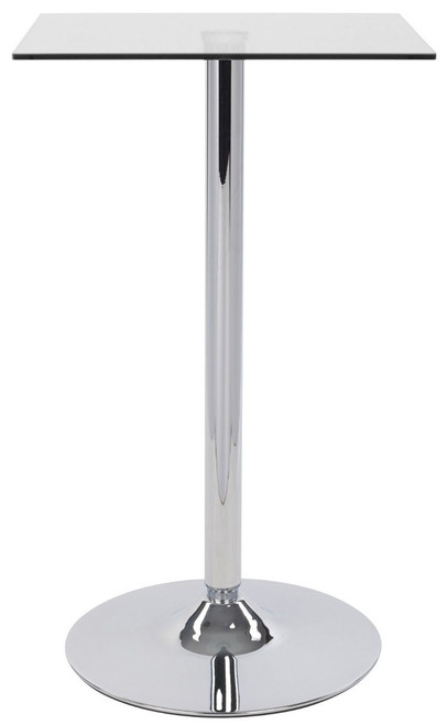 Como Poseur Table Square Clear Glass Como Poseur Table Square Clear Glass