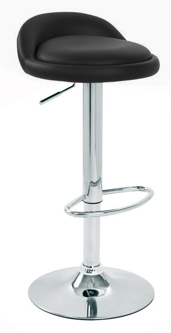 Sofia Leather Bar Stool Black Sofia Leather Bar Stool Black