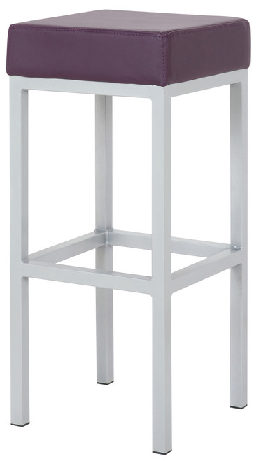 Cube Bar Stool Purple