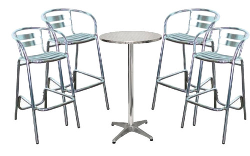 London Outdoor Stool and Table Package