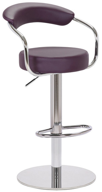 Deluxe Zenith Bar Stool Purple Deluxe Zenith Bar Stool Purple
