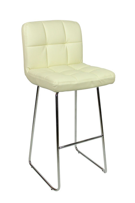 Allegro Fixed Height Curved Bar Stools Cream Allegro Fixed Height Curved Bar Stools Cream