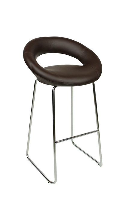 Sorrento Kitchen Fixed Height Curved Bar Stools Brown Sorrento Kitchen Fixed Height Curved Bar Stools Brown