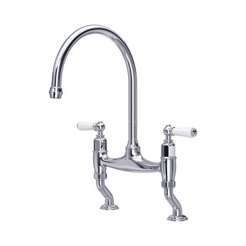 Perrin and Rowe Ionian 4193 Deck Mounted Tap, Lever Handles