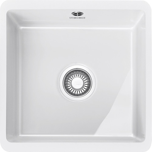 Franke Kubus KBK 110 40 Single Bowl Ceramic Kitchen Sink White Franke Kubus KBK 110 40 Single Bowl Ceramic Kitchen Sink White