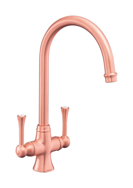 Rangemaster Estuary Dual Lever Mixer Tap - Brushed Copper Rangemaster Estuary Dual Lever Mixer Tap - Brushed Copper