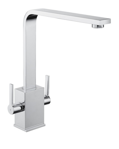 Rangemaster Kube Dual Lever Mixer Tap - Chrome Rangemaster Kube Dual Lever Mixer Tap - Chrome