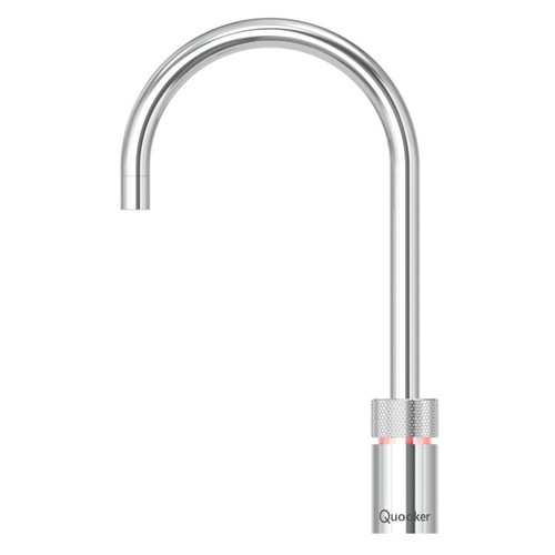 Quooker Nordic Round Boiling Water Chrome Tap with Tank