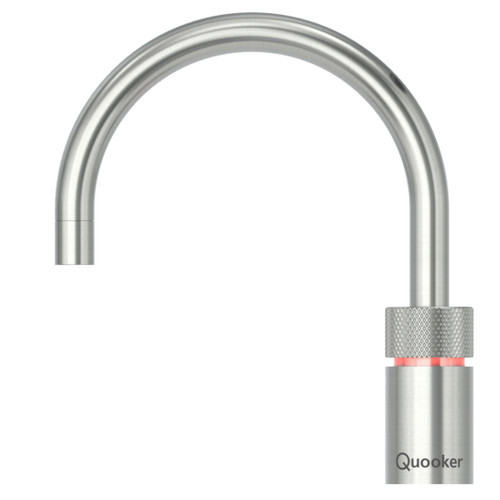 Quooker Nordic Round Boiling Water Stainless Steel Tap with Tank